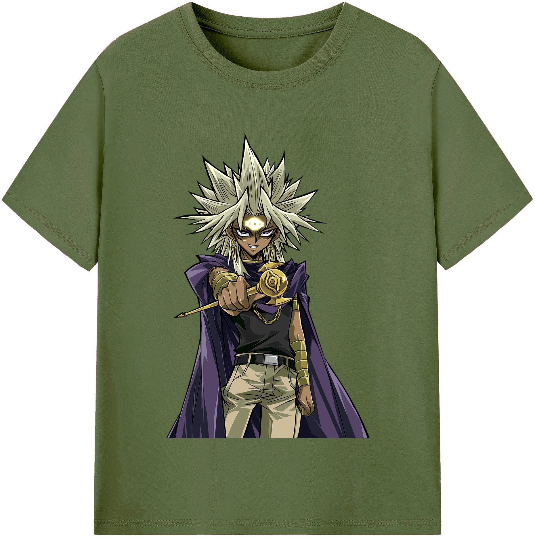 （画像用） 遊☆戯☆王 Yu-Gi-Oh! 綿100％半袖Tシャツ（フロントプリント）